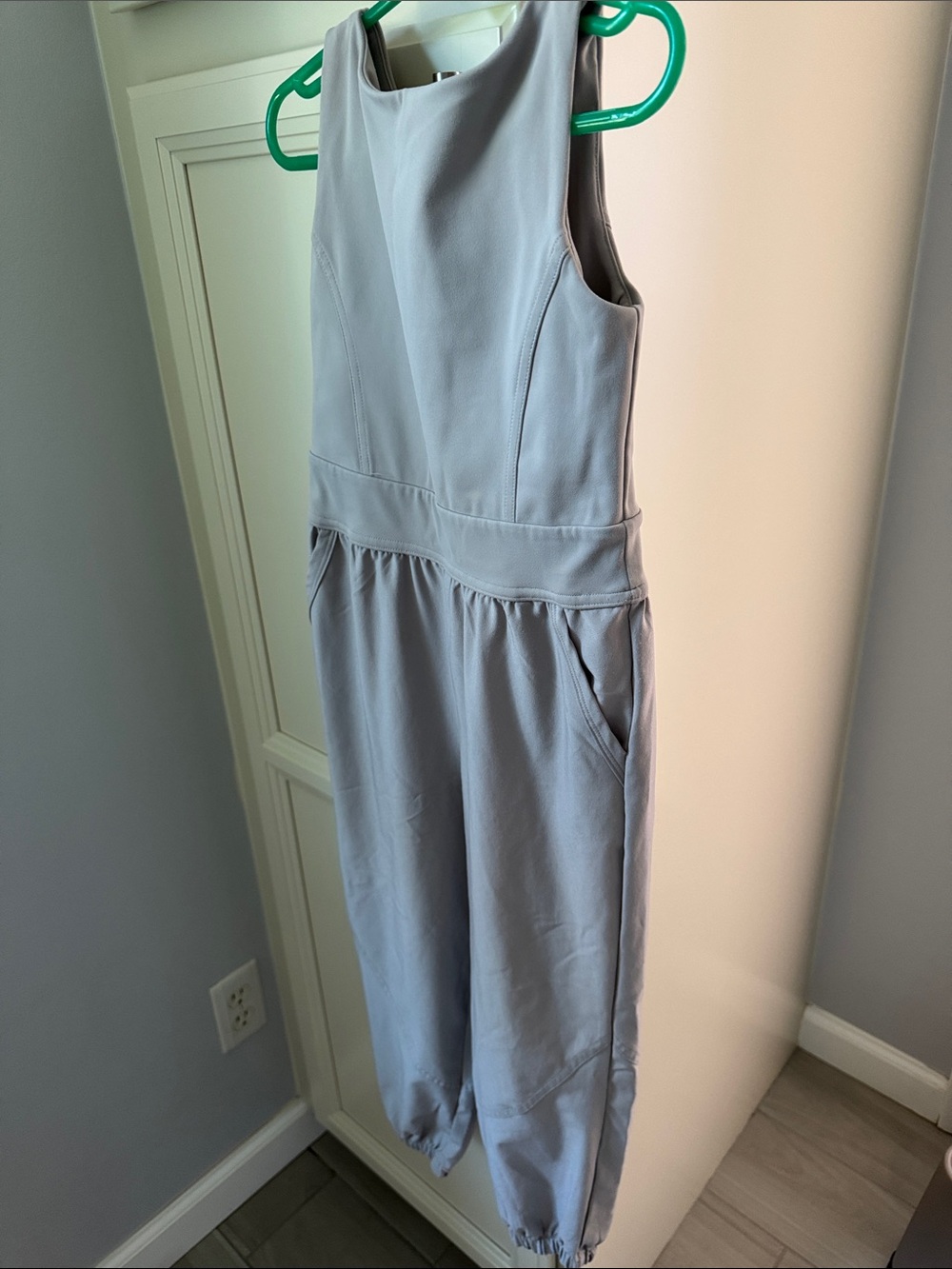 Abercrombie & Fitch Light gray little Girls' Sleeveless Jumpsuit